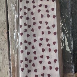 Heart Patterned twilly bag scarf nip